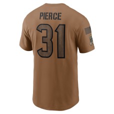 Dameon Pierce Houston Texans Nike 2023 Salute To Service Name & Number T-Shirt - Brown