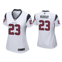 Women Houston Texans #23 Eric Murray White Game Jersey